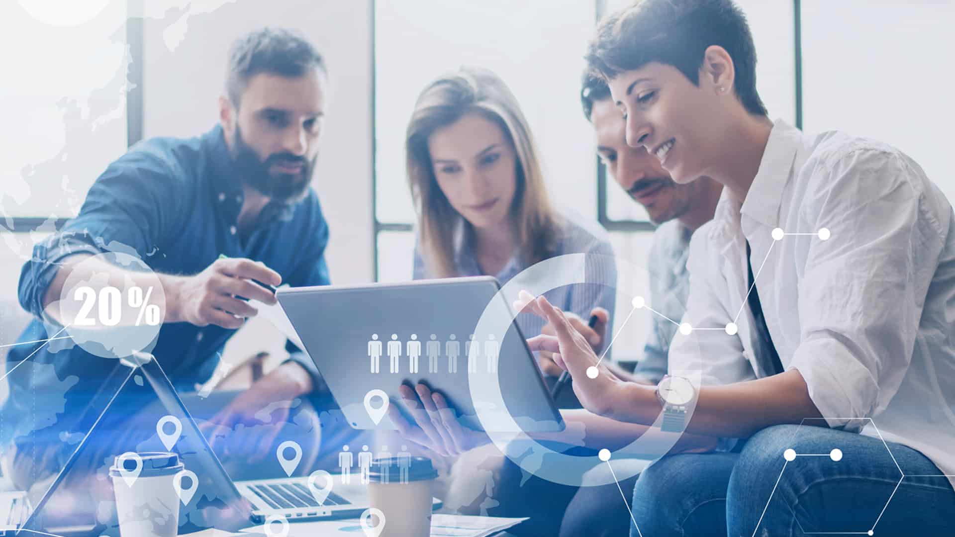Digital Grafik 1920x1080 Meeting