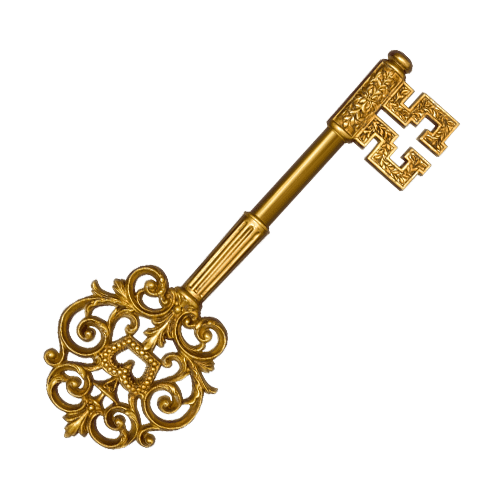 Schluessel gold 500x500